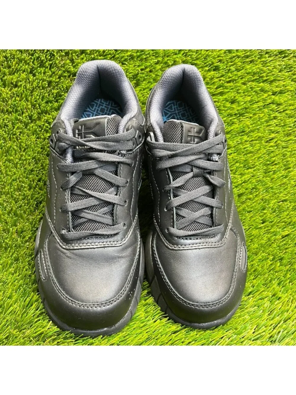 Kuru Kinetic 2.0 Womens Size 8.5D Black Athletic Leather Walking Shoes Sneakers